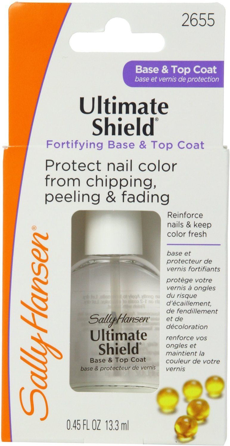 Sally Hansen Ultimate Shield Protects Color From Chipping Base & Top Coat 2655