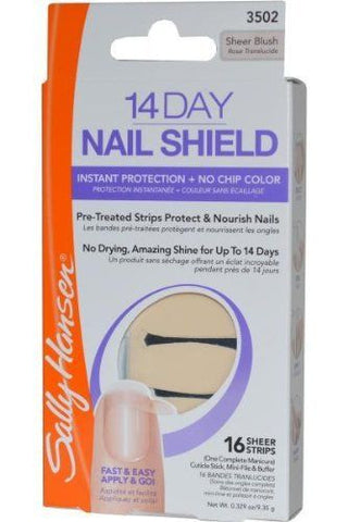 Sally Hansen 14 Day Nail Shield Instant Protection No Chip 3502 Sheer Blush