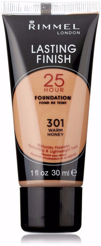 Rimmel Lasting Finish 25 Hour Liquid Foundation 301 Warm Honey