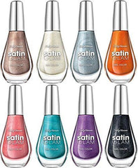 Sally Hansen Stain Glam Lot of 8 Nail Polish Nail Color Stain Glam Set