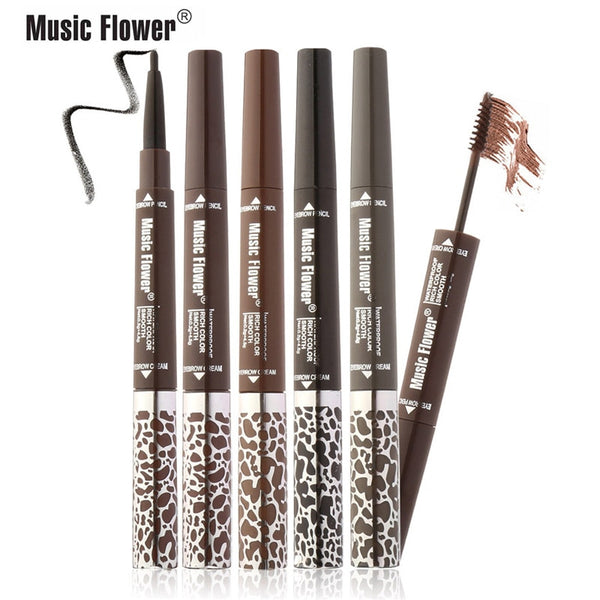 Music Flower Eyebrow Enhancers Cream Eyes Brows Enhancer Pencil Durable Waterproof Beauty Eyebrow Eyeliner Cream maquiagem