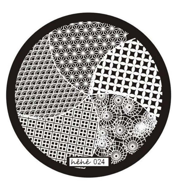 Nail Art Image Stamp Stamping Plates Manicure Template Hehe Series 024