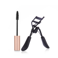 O.TWO.O 2pcs/set Makeup Set Thick Lengthening Mascara+Eyelash Curler Lady Women Lash Nature Curl Style Cute Eyelash