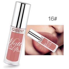 Makeup Lip Cosmetic Sexy Waterproof Metallic Gold Sparkly Natural Long Lasting Ultra Matte Liquid Lipstick