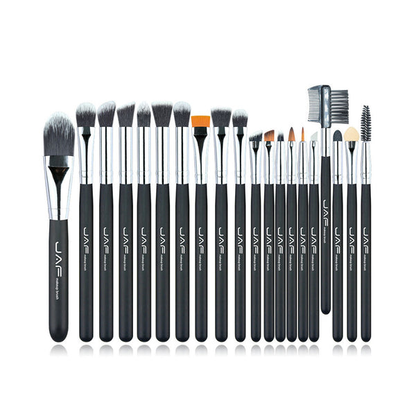 JAF Brand 20 pcs/set Makeup Brush Professional Foundation Eye Shadow Blending Cosmetics Make-up Tool 100% Vegan Synthetic Taklon