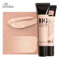 FOCALLURE Face Concealer Cream Pro Contour Makeup Liquid Concealer Makeup Natural Foudantion Cream 4 Colors