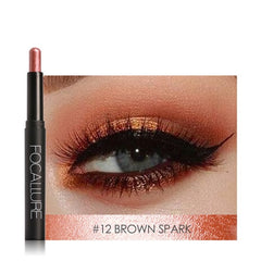 Focallure 12 Colors Make Up Eyeshadow Pen Maquiagem Makeup Liner Combination Eyeshadow Pencil Sticker Long Lasting Shimmer Tools