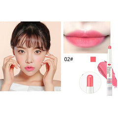 Double Head Cushion Lipstick Pen Fog Touch Bite Stick long-lasting color crayon drawing double-headed multi-effect