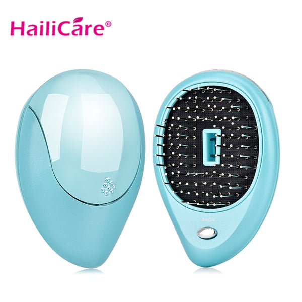 Electric Ionic Hairbrush Portable Ionic Hair Comb Brush Negative Ions Massage Combs Softener Hair Styling Tool Magic Hairbrush