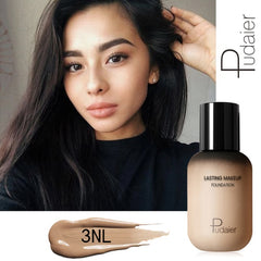 pudaier 40ml professional concealing foundation makeup matte tonal base Liquid cosmetics foundation cream for face full coverage