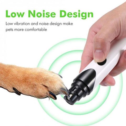 Dog Nail Grinder Rechargeable Nails Trimmer Clipper Pets Nail Cutter Portable Puppy Dog Cat Care nail polisher Electric Pet
