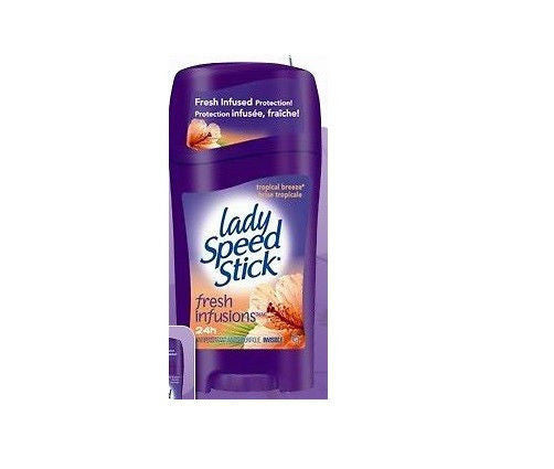 Lady Speed Stick Antispirant Deodorant 24 Hr Protection - Tropical Breeze