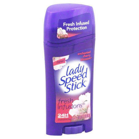 Lady Speed Stick Antispirant Deodorant 24 Hr Protection - Cherry Blossom 65g